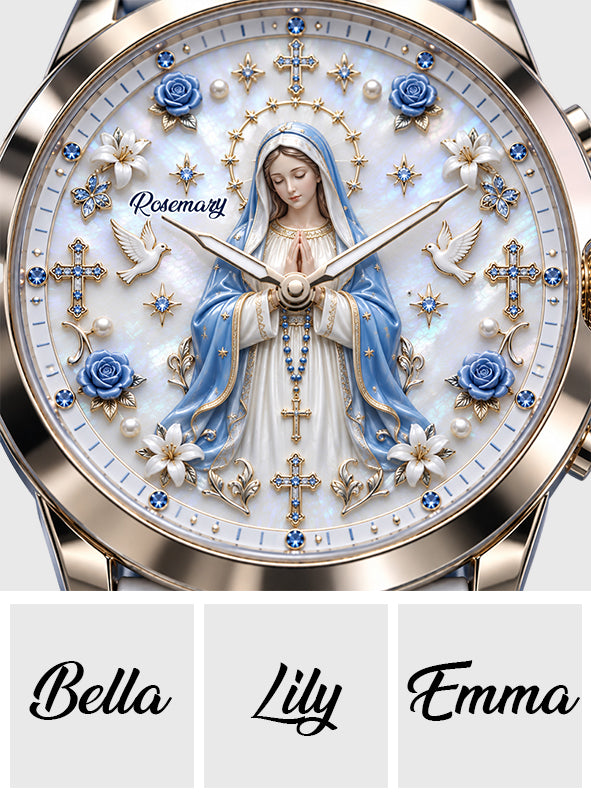 Gläubige - Personalisierte Christliche Damenarmbanduhr
