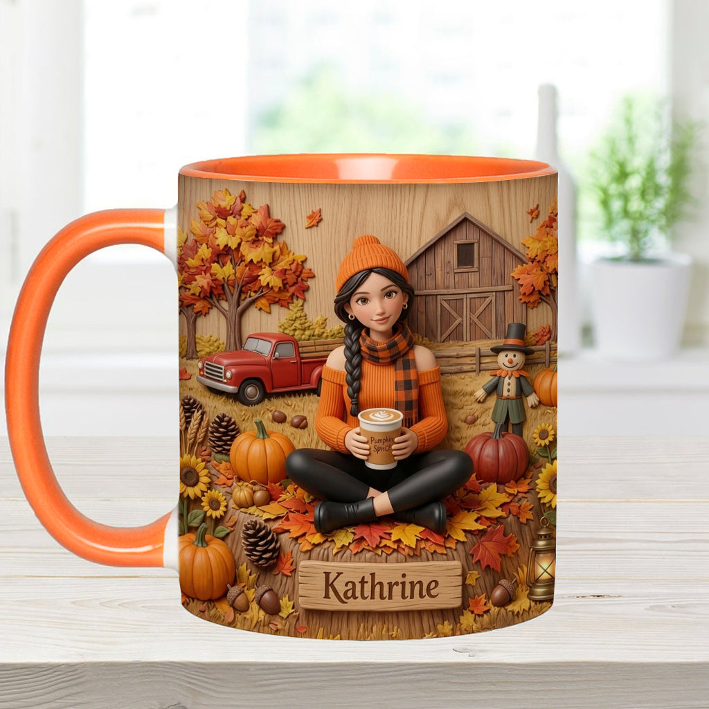 Tis The Season - Personalized Autumn Accent Mug & Coaster