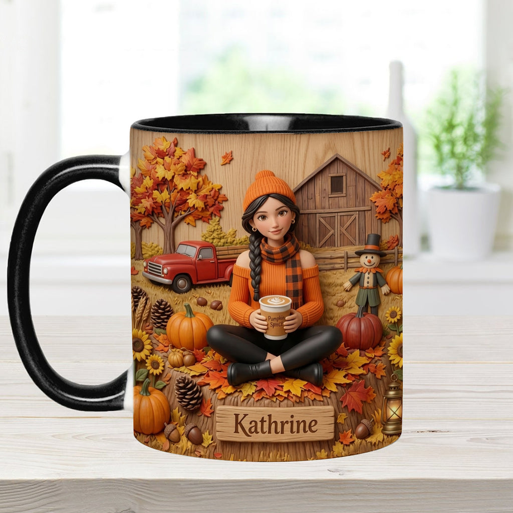 Tis The Season - Personalized Autumn Accent Mug & Coaster