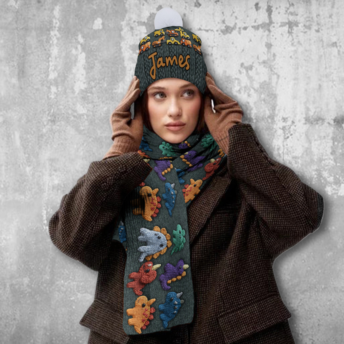 Personalized Winter Beanie Hat for Kids - Perfect for Snow Days & Trips