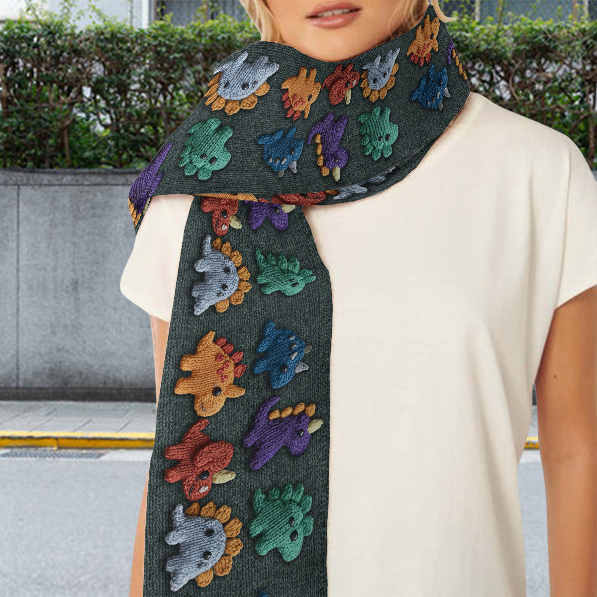 Personalized Winter Gift for Kids - Perfect for Snow Days & Trips - Personalized Kid Knitted Scarf