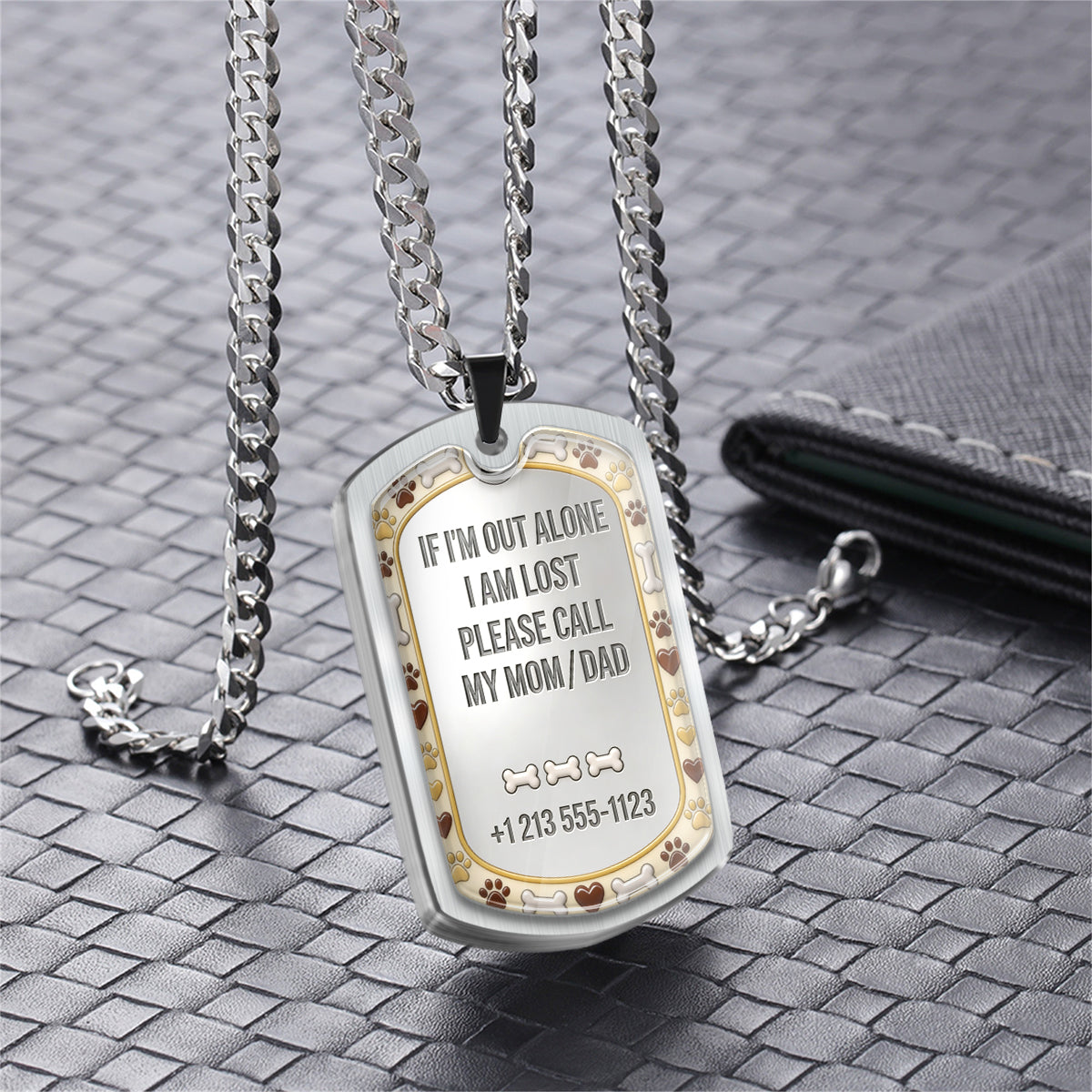 Pets ID - Personalized Dog Tag Necklace