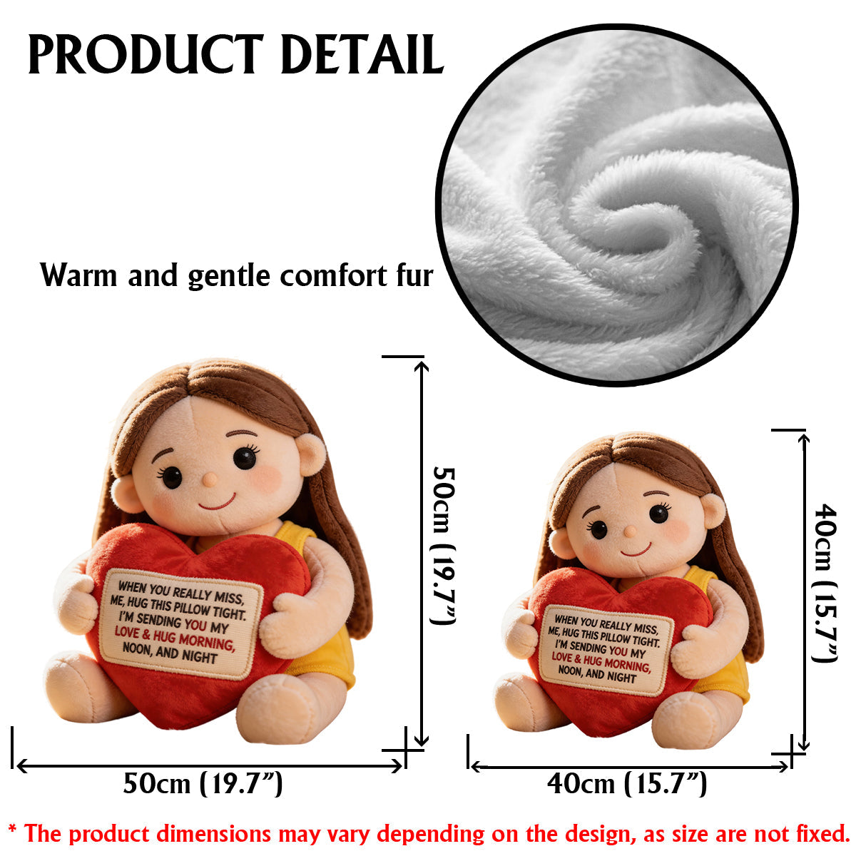 Memorial Gift For Lost Of Loved Ones - Personalized Memorial Faux Fur Shaped Pillow