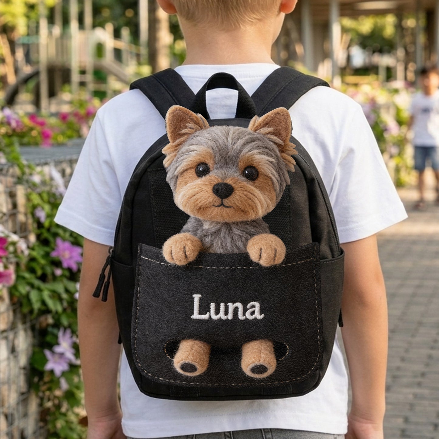 Compagnon Parfait - Sac à Dos en Cuir Personnalisable avec Patch Échangeable