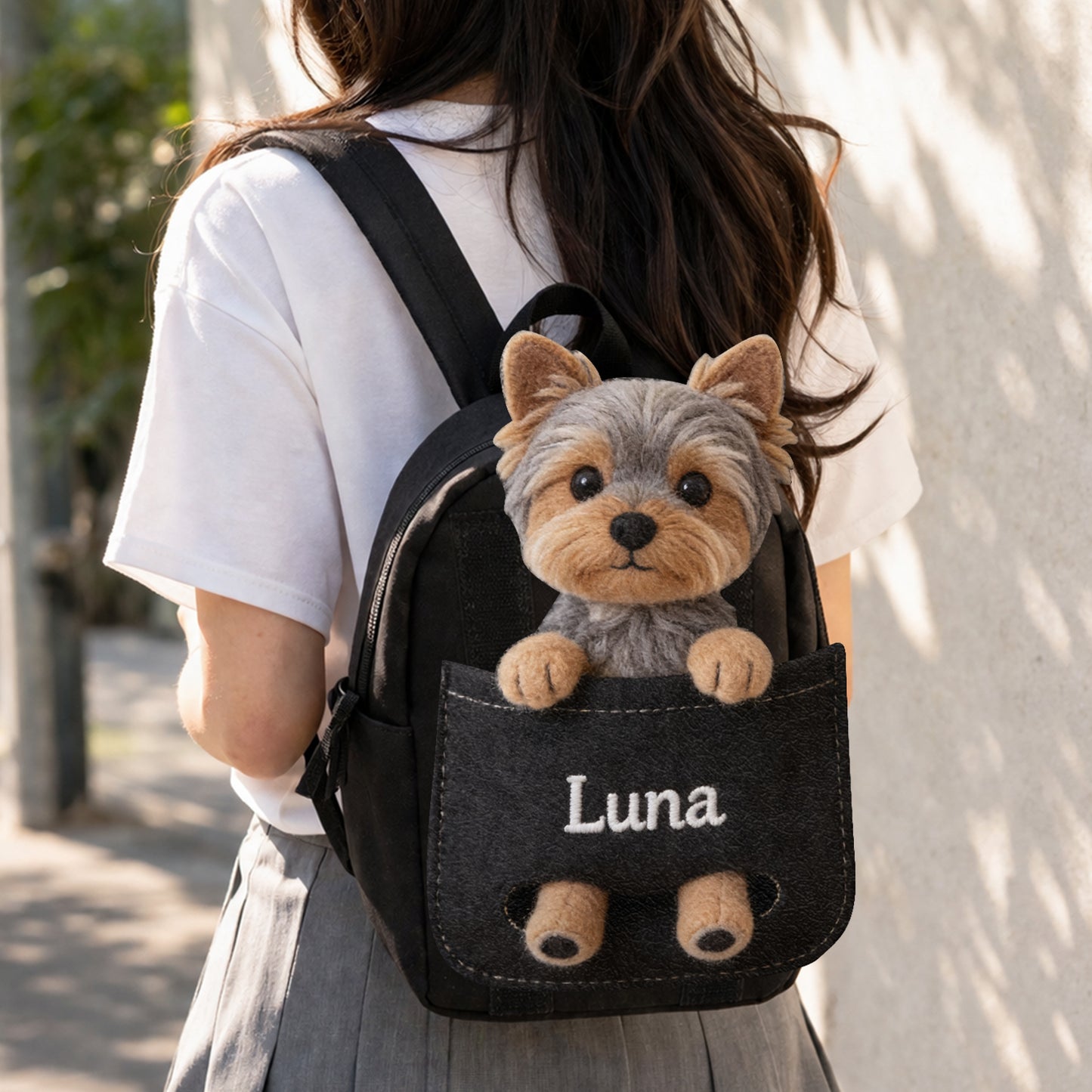 Compagnon Parfait - Sac à Dos en Cuir Personnalisable avec Patch Échangeable