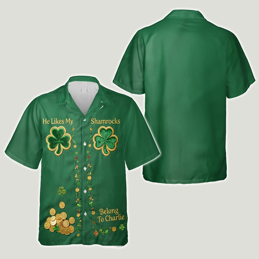 Sexy Couple Matching Gift - Personalized Couple Hawaiian Shirt & Men Shorts