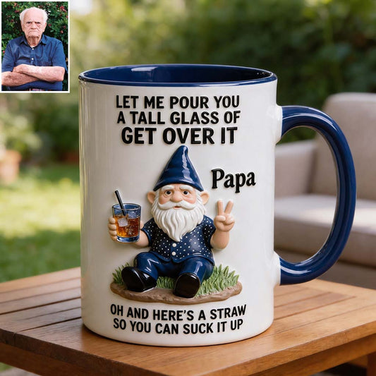 Laissez-moi vous servir un grand verre de sarcasme - Mug personnalisé