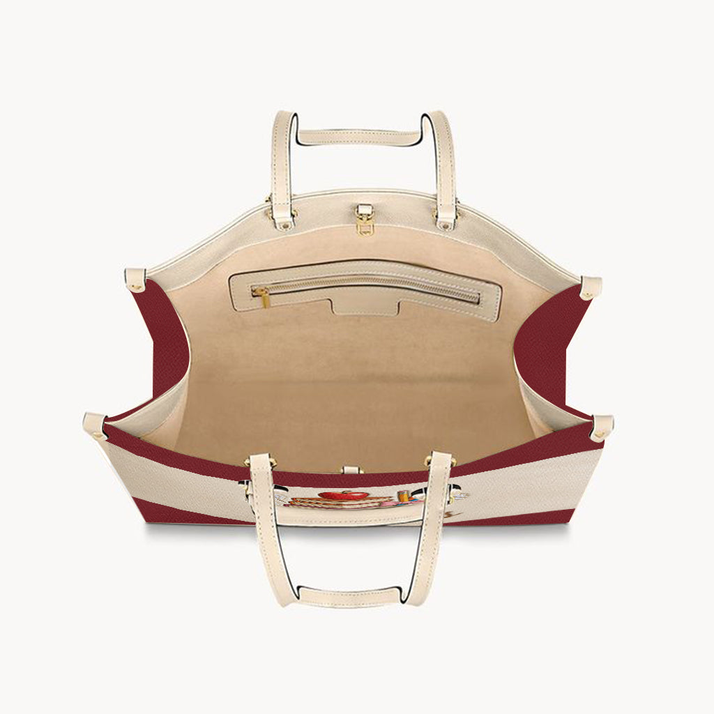 Teacher Gifts - Personalized Teacher Leather Handbag