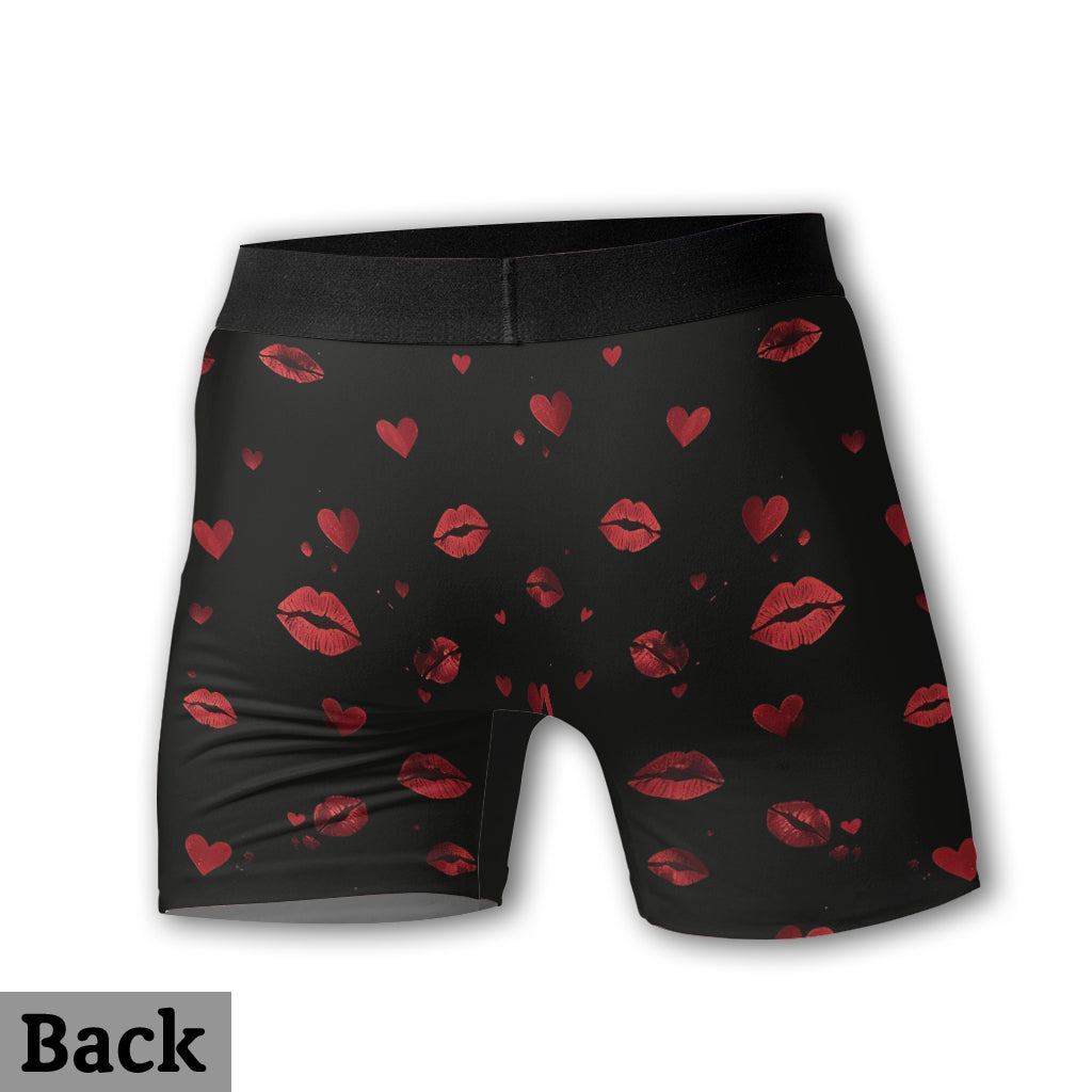 Do Not Unwrap - Personalized Spicy Couple Men’s Boxer Briefs