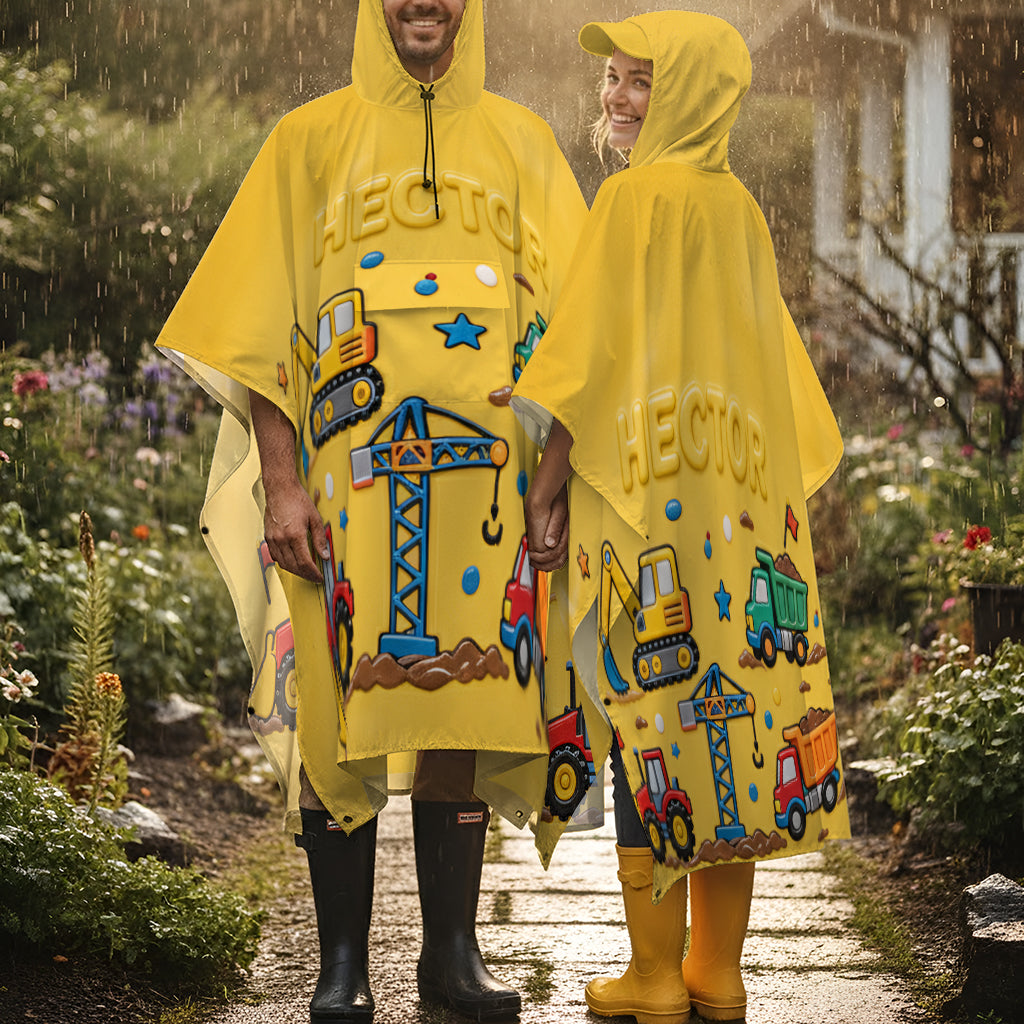 Einzigartiges Geschenk für Kinder – personalisierter Regenponcho für Kinder