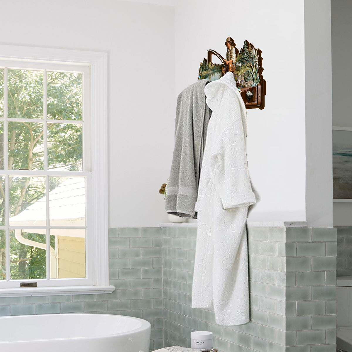 Fishing Life - Personalized Fishing Shaped Hanging Organizer