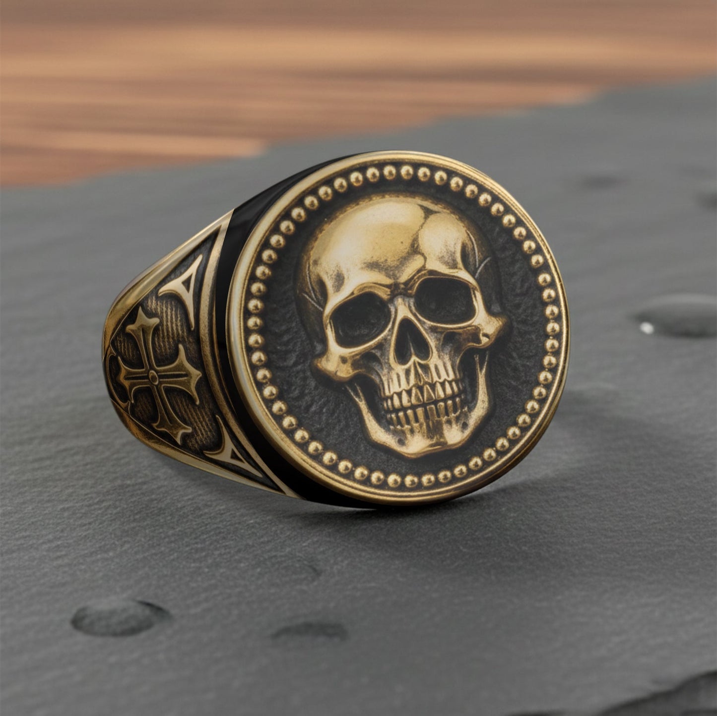 Cool Skull - Personalized Skull Signet Ring
