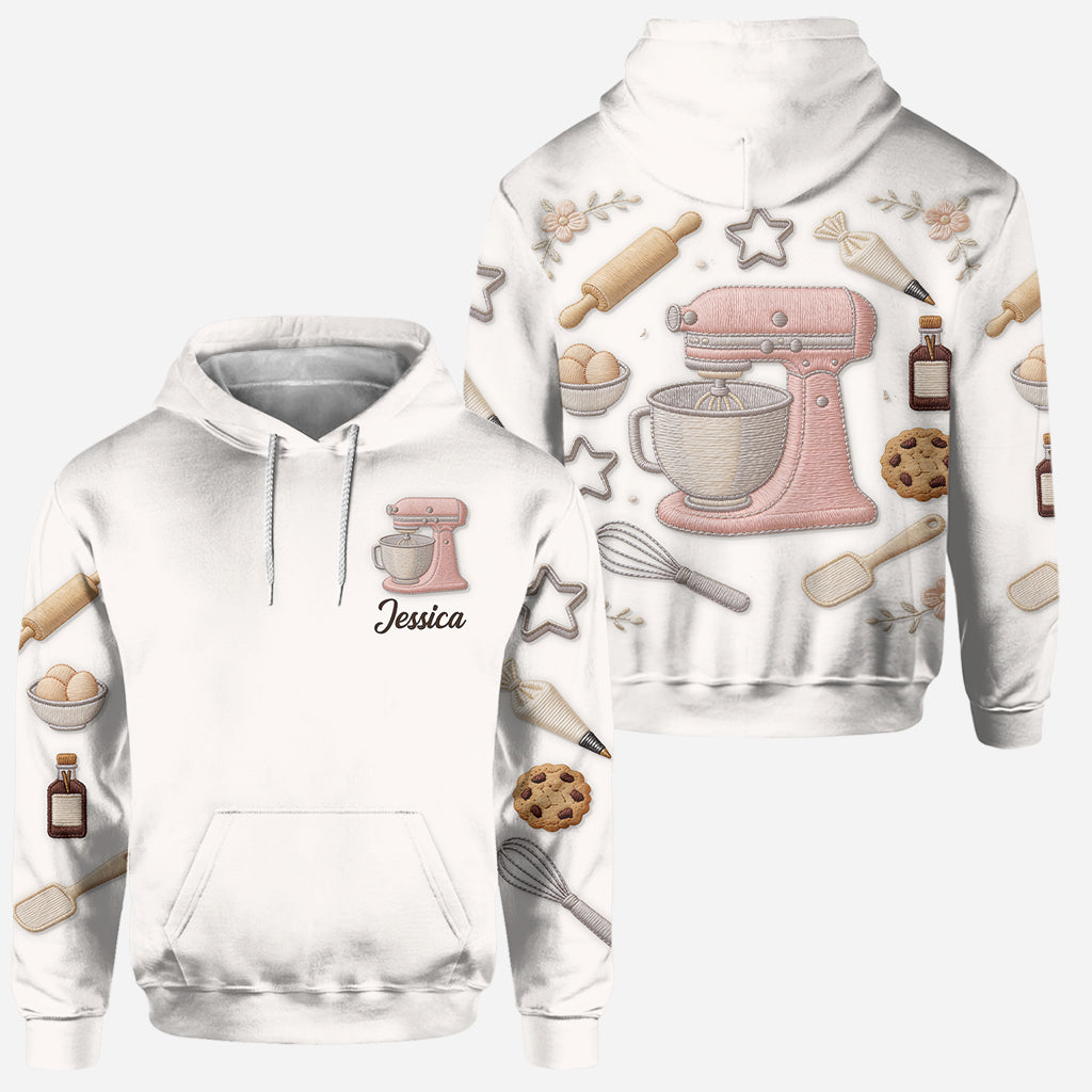 Love Baking - Personalized Baking Hoodie and Leggings