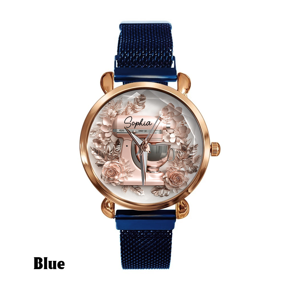 Just A Girl Who Loves Baking - Beautiful Stand Mixer - Personalized Baking Women Hand Watch