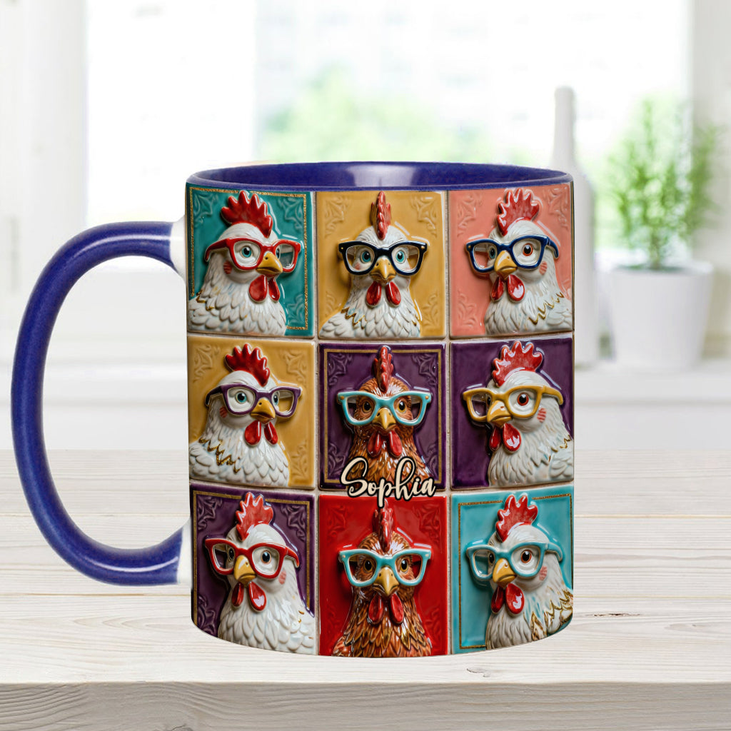 Love Chicken - Personalized Chicken Accent Mug