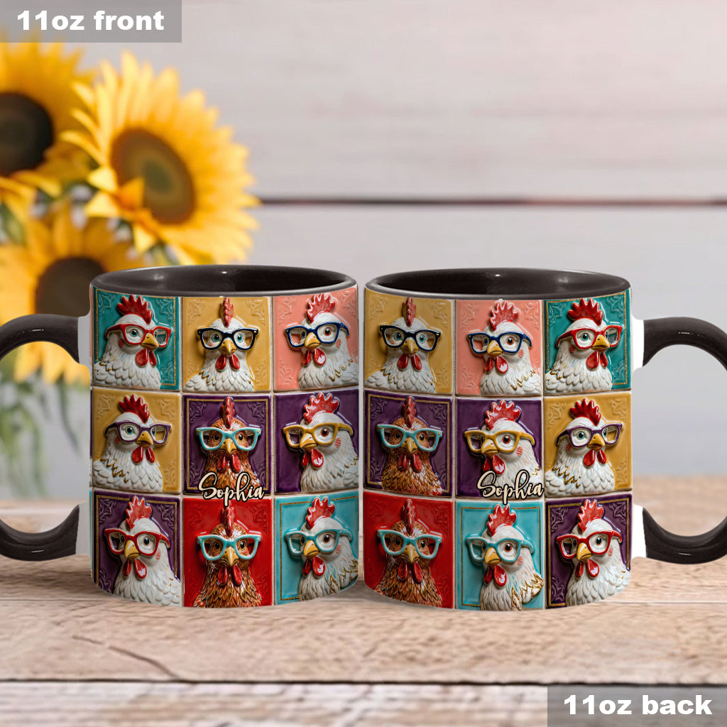 Love Chicken - Personalized Chicken Accent Mug