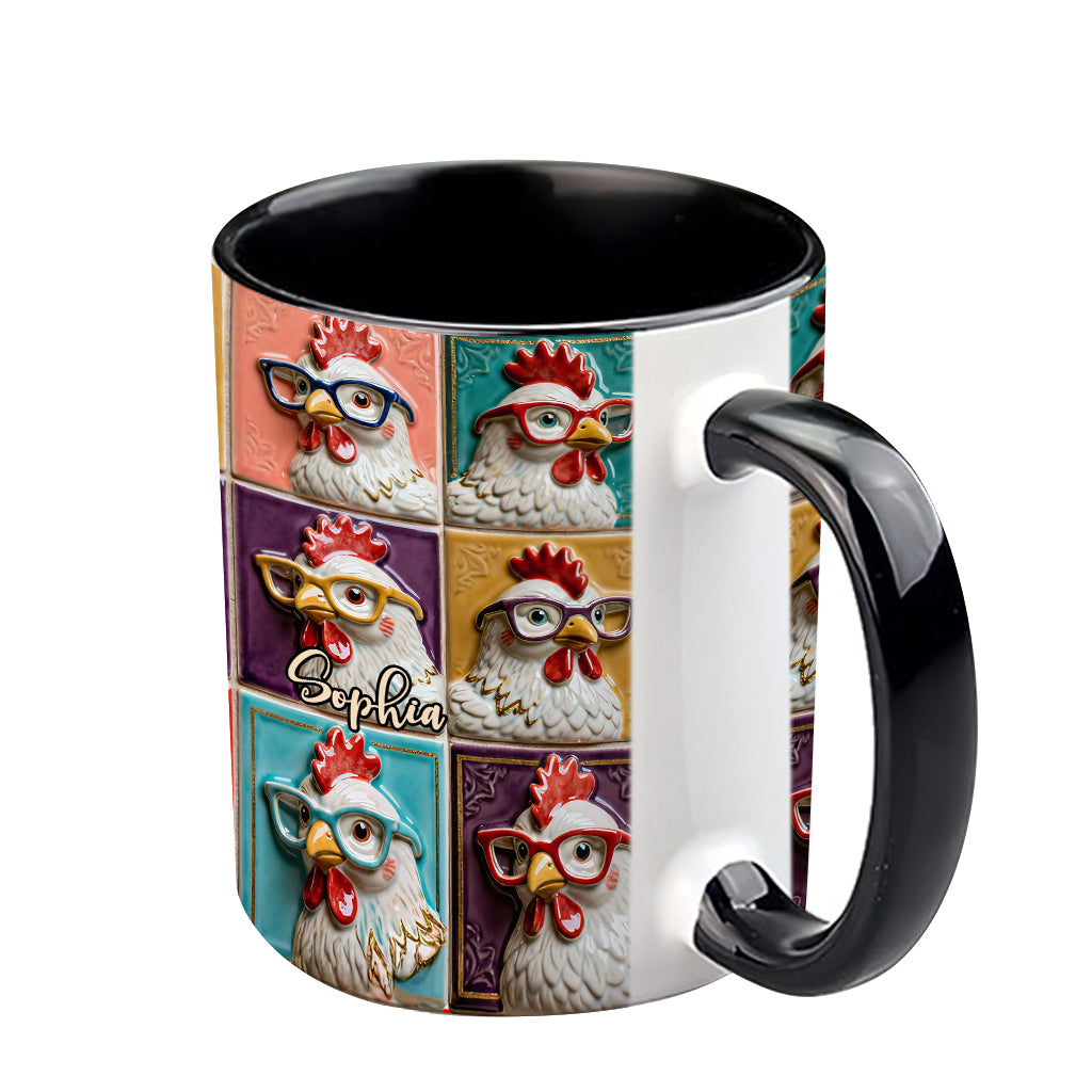 Love Chicken - Personalized Chicken Accent Mug