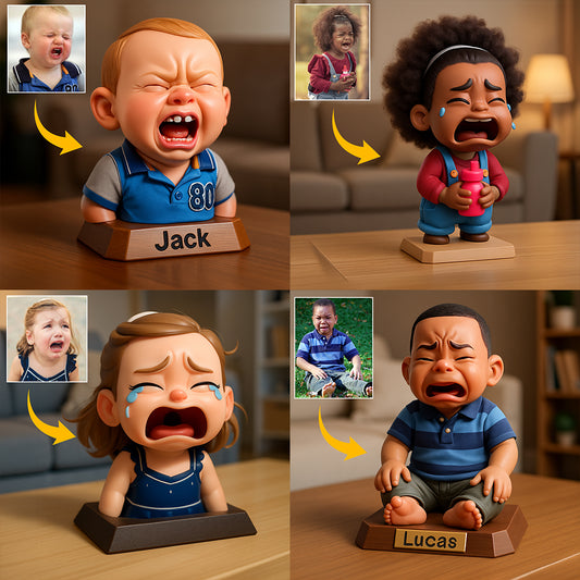 Funny Kid - Personalized Kid Custom Shaped Acrylic Plaque