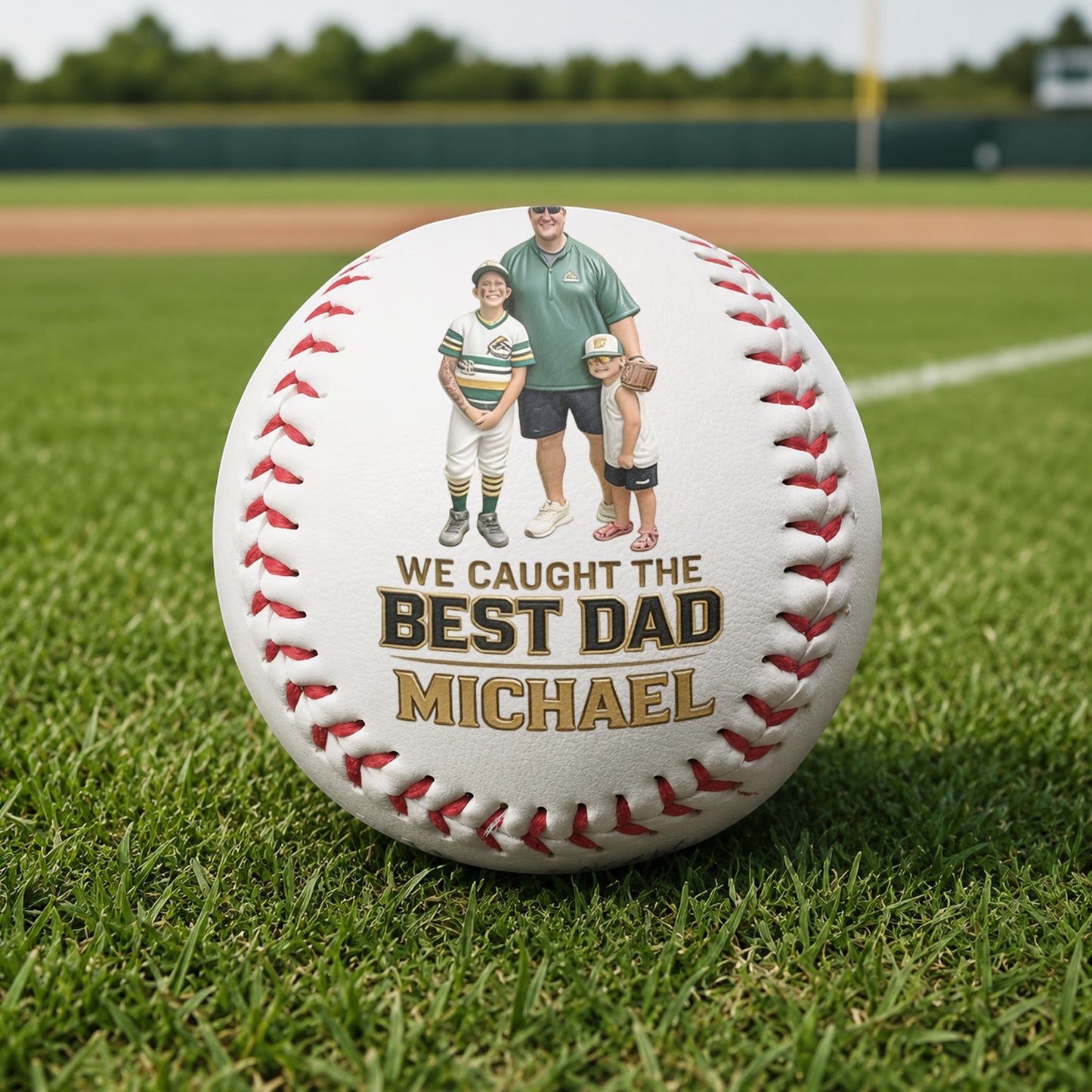Baseball Dad - Personalisierter Baseball Multi-Sport Ball