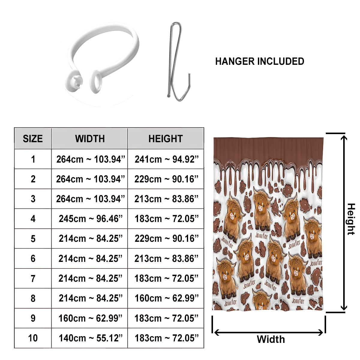 Highland Cows Lover - Personalized Highland Cow Blackout Window Curtain/ Drapes Set