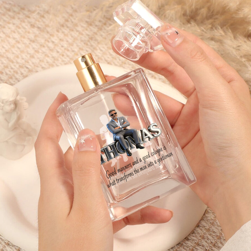 Eau de Cologne pour Homme - Toute Photo, Tout Titre - Flacon de Parfum de Luxe Personnalisable