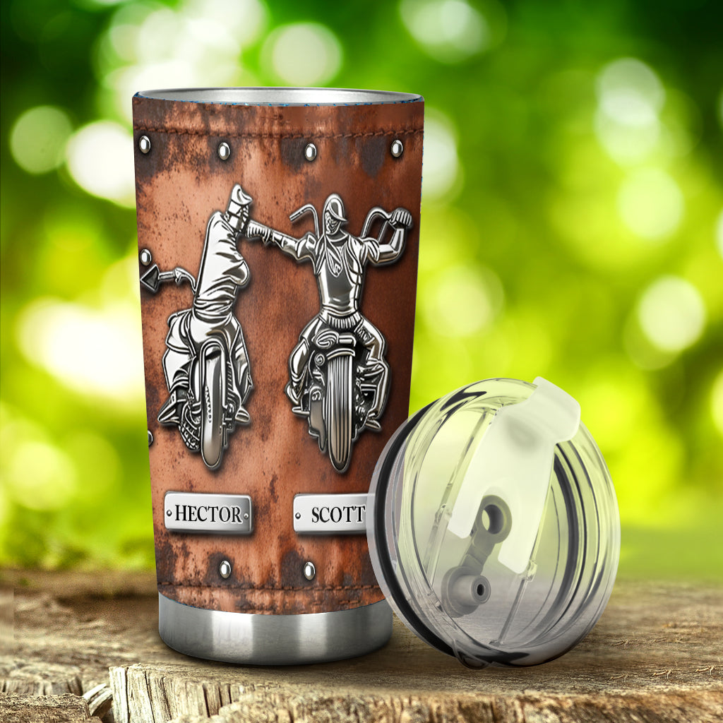 Riding Partners For Life - Personalized Biker Tumbler