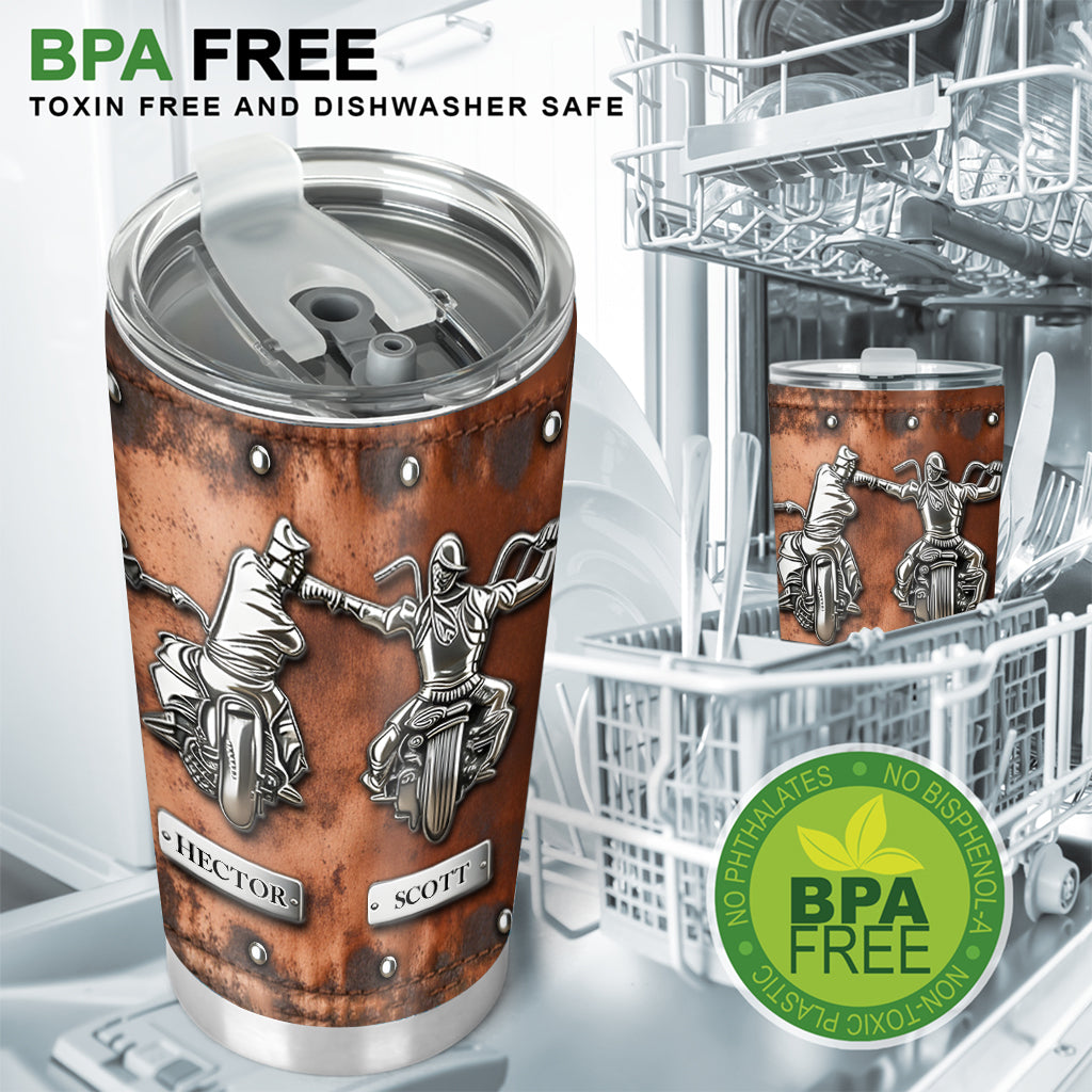 Riding Partners For Life - Personalized Biker Tumbler
