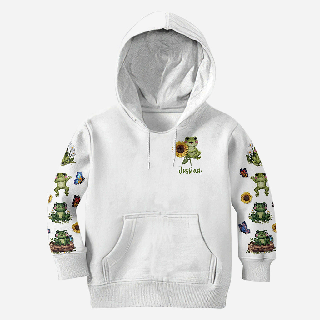 Just A Girl Who Loves Frogs - Personalized Frog Hoodie and Leggings