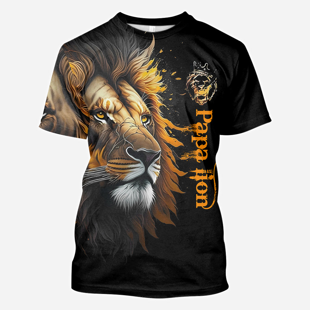 Papa Lion - Personalized Father All Over Shirt