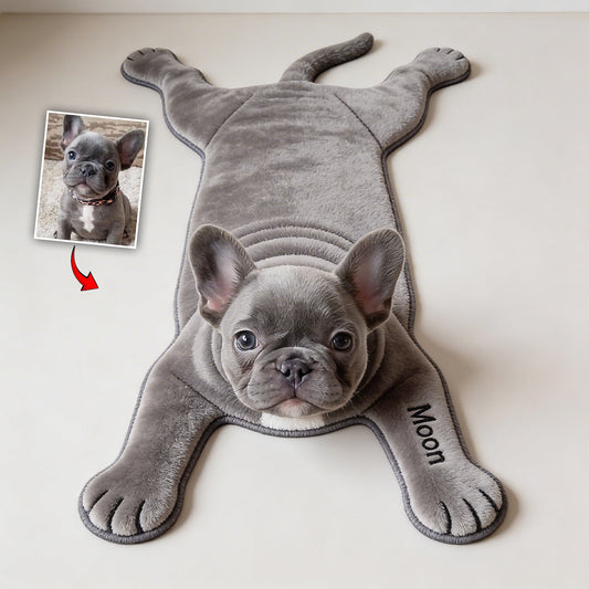Any Pet Photo - Personalized Dog Non-Slip Tufted Rug