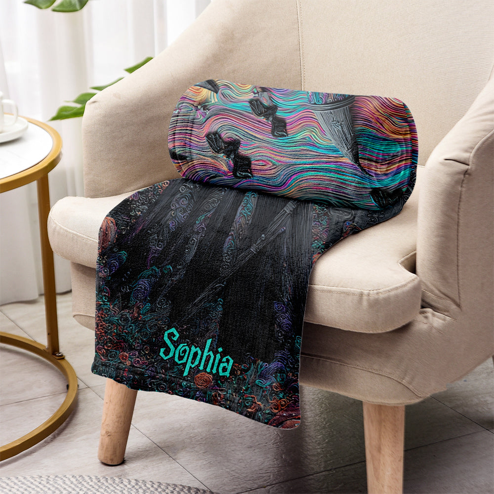 Witch Mansion - Personalized Witch Blanket