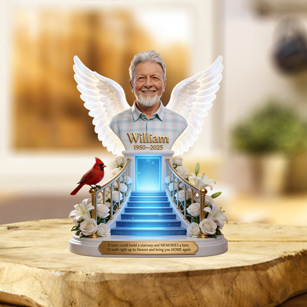 Gedenkgeschenk – Personalisierte Gedenktafel aus Acryl in individueller Form