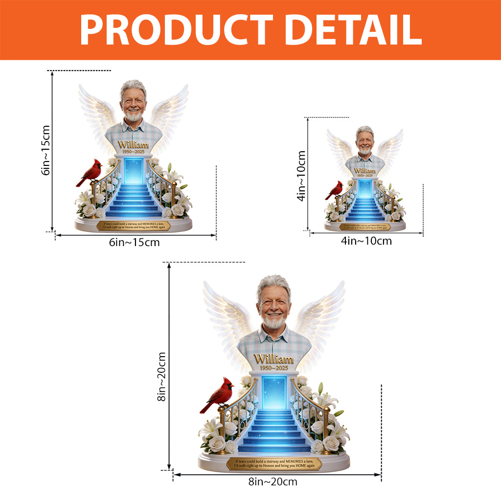 Gedenkgeschenk – Personalisierte Gedenktafel aus Acryl in individueller Form