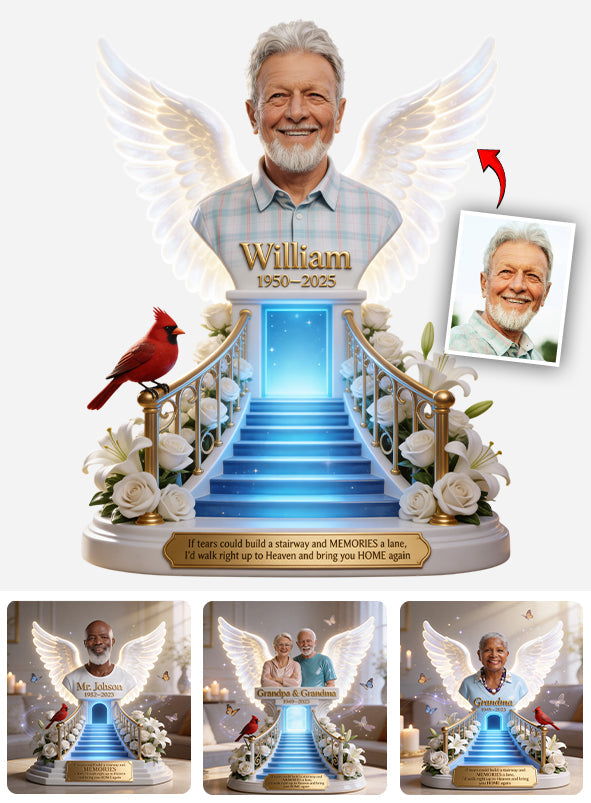 Gedenkgeschenk – Personalisierte Gedenktafel aus Acryl in individueller Form