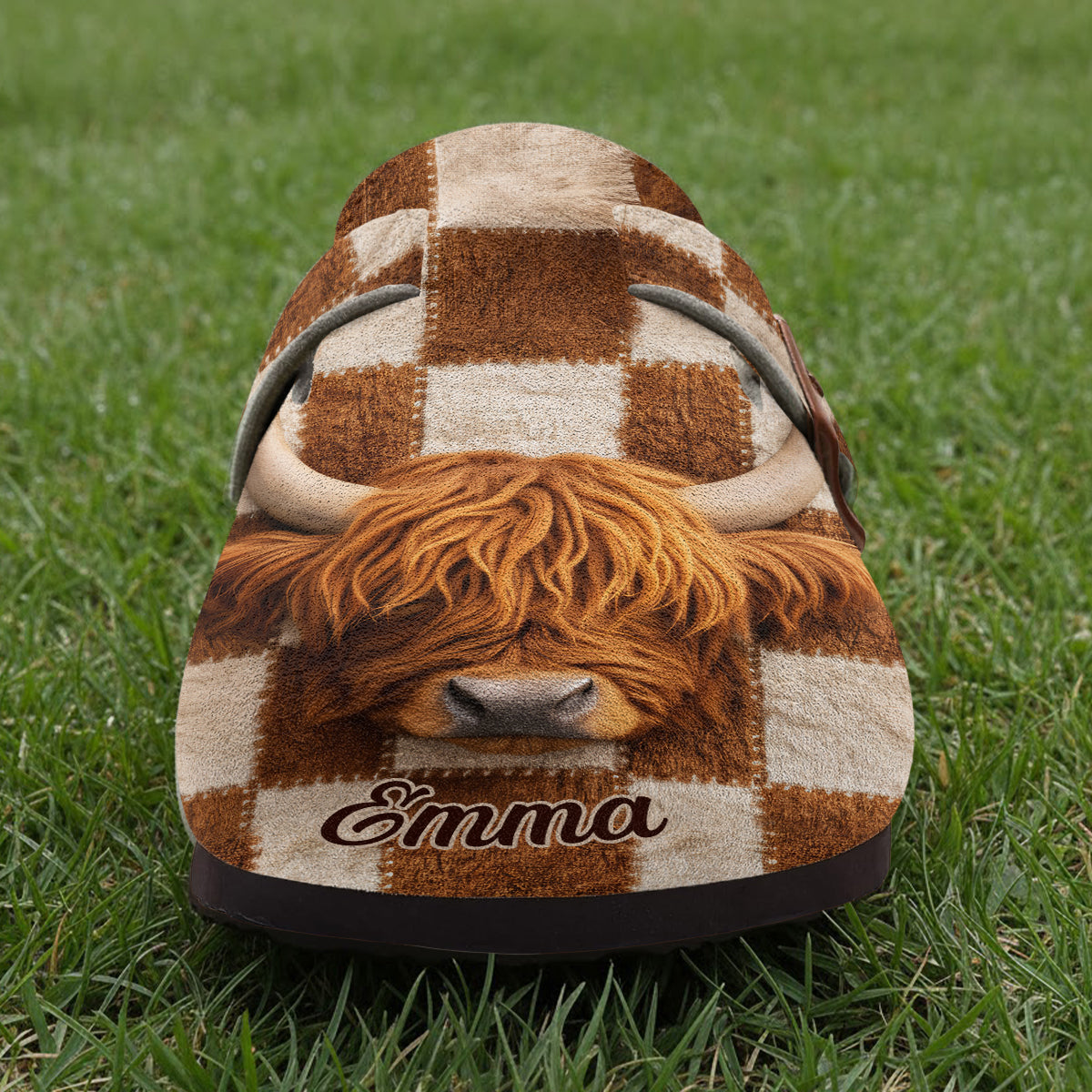 Love Highland Cow, Farm Life - Personalized Highland Cow Clogs With Arch Support