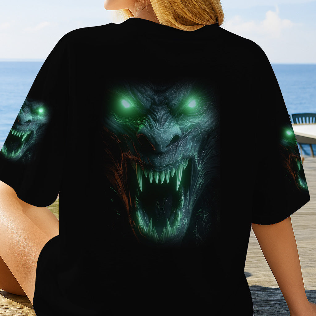 Glowing Skull - Personalized Skull All Over Shirt