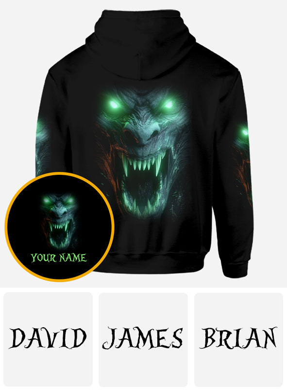 Glowing Skull - Personalized Skull All Over Shirt