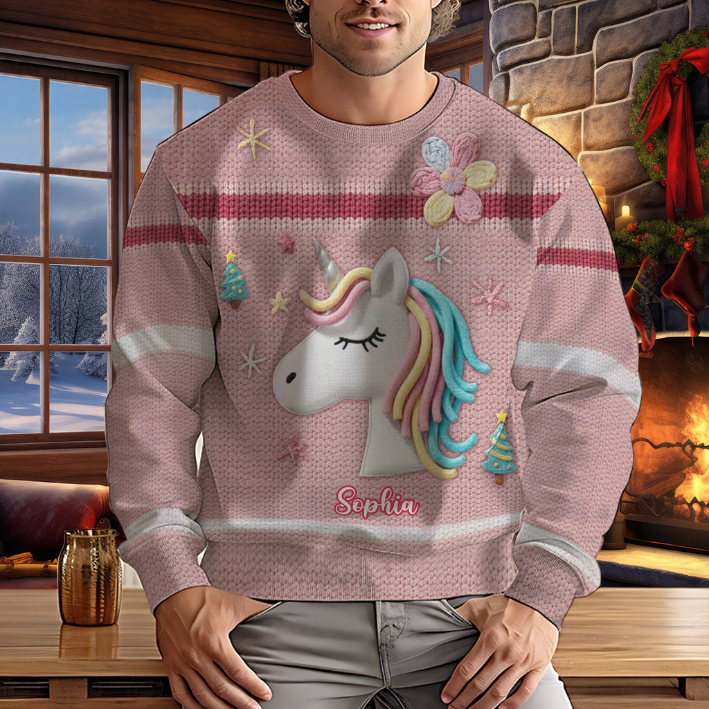 Perfect Sweater For Kids - Personalized Kid Ugly Sweater