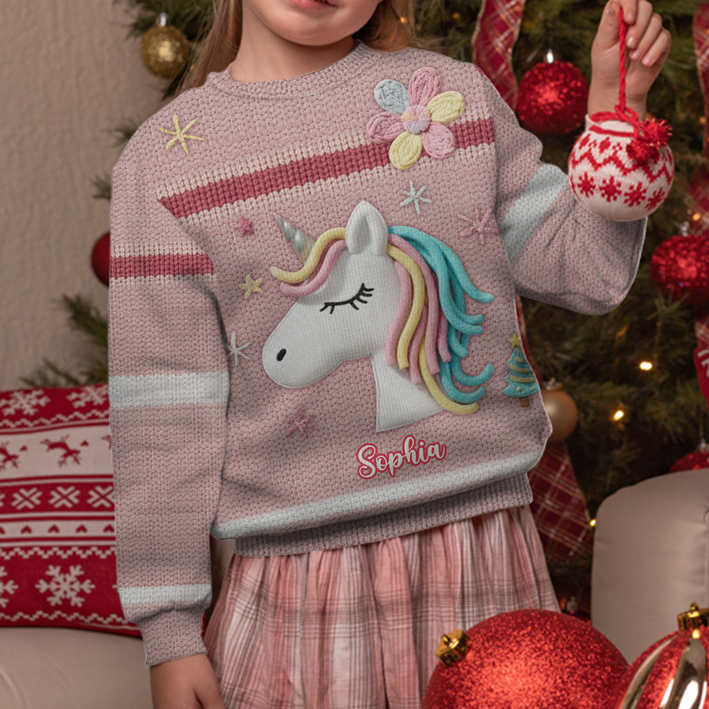 Perfect Sweater For Kids - Personalized Kid Ugly Sweater
