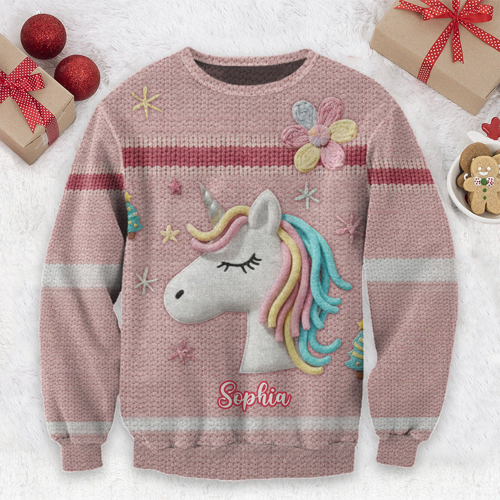 Perfect Sweater For Kids - Personalized Kid Ugly Sweater