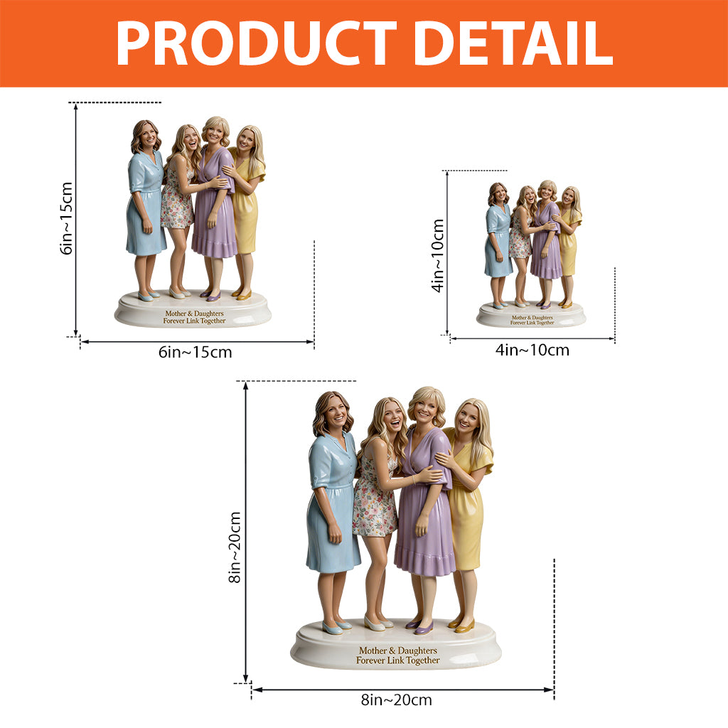 Individuell gestaltete Acrylplakette für die Mutter nach Foto – personalisierte Mutterplakette in individueller Form