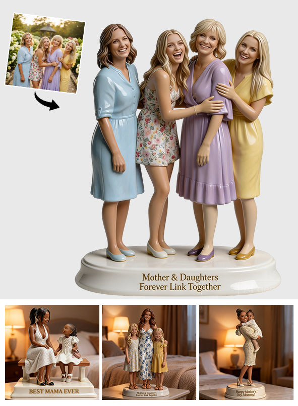 Individuell gestaltete Acrylplakette für die Mutter nach Foto – personalisierte Mutterplakette in individueller Form