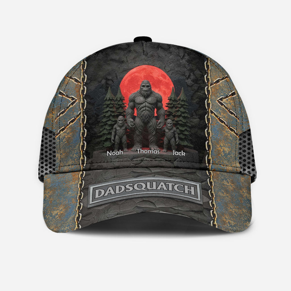 Like A Dad Just Way More Squatchy Gift For Dad, Grandpa - Personalized Father Classic Cap