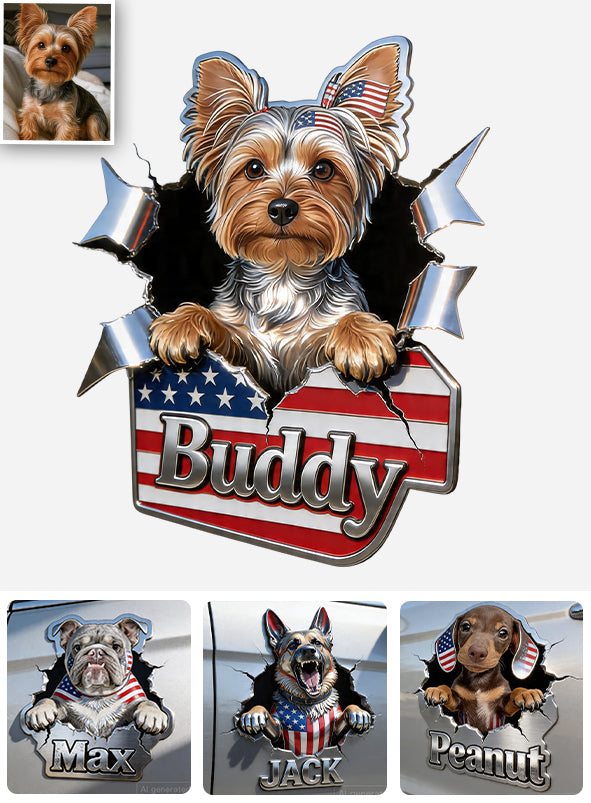 Peeking Pets - Personalisierter Hundedekor Full
