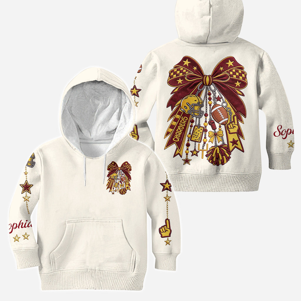 Love Football - Personalized Football Hoodie and Leggings