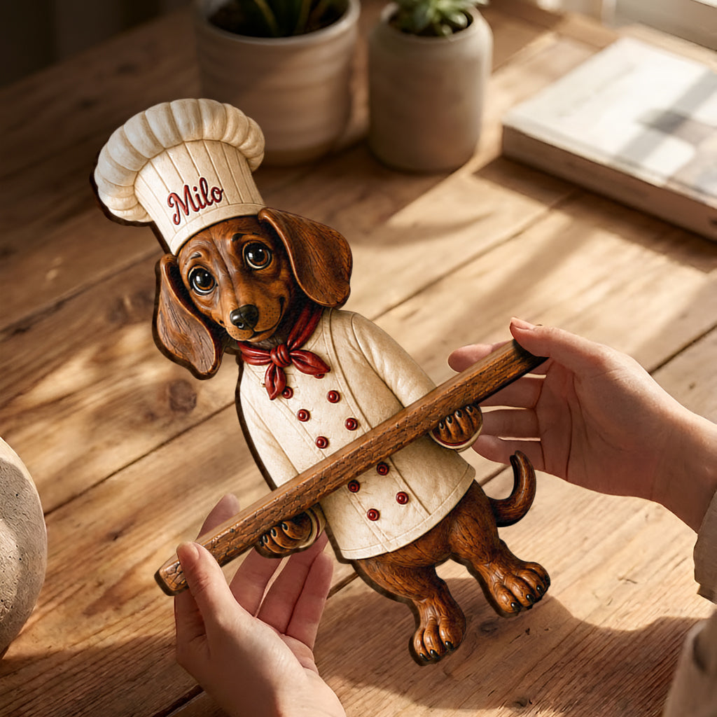 Funny Pet - Personalized Dog Wooden Floating Shelf