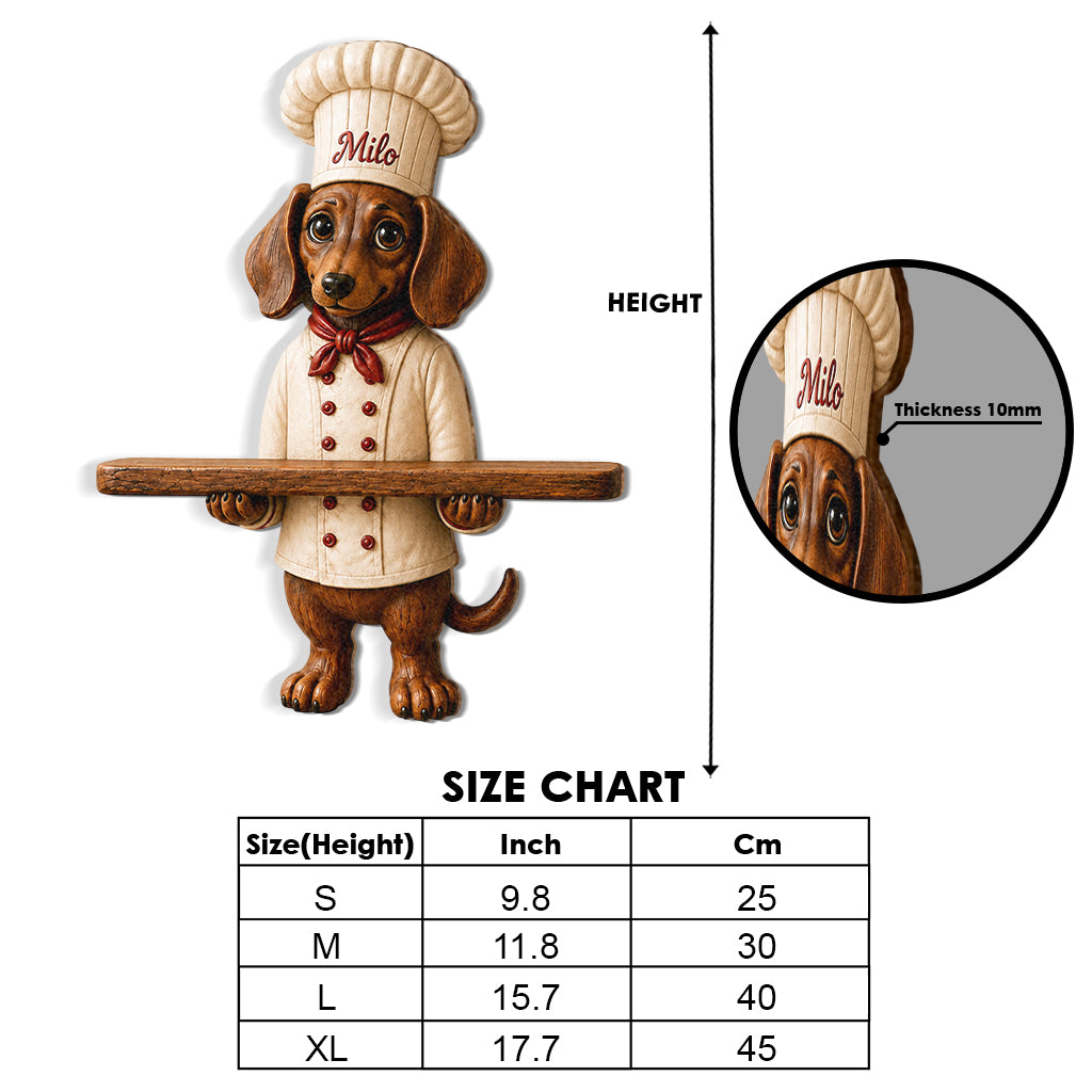 Funny Pet - Personalized Dog Wooden Floating Shelf