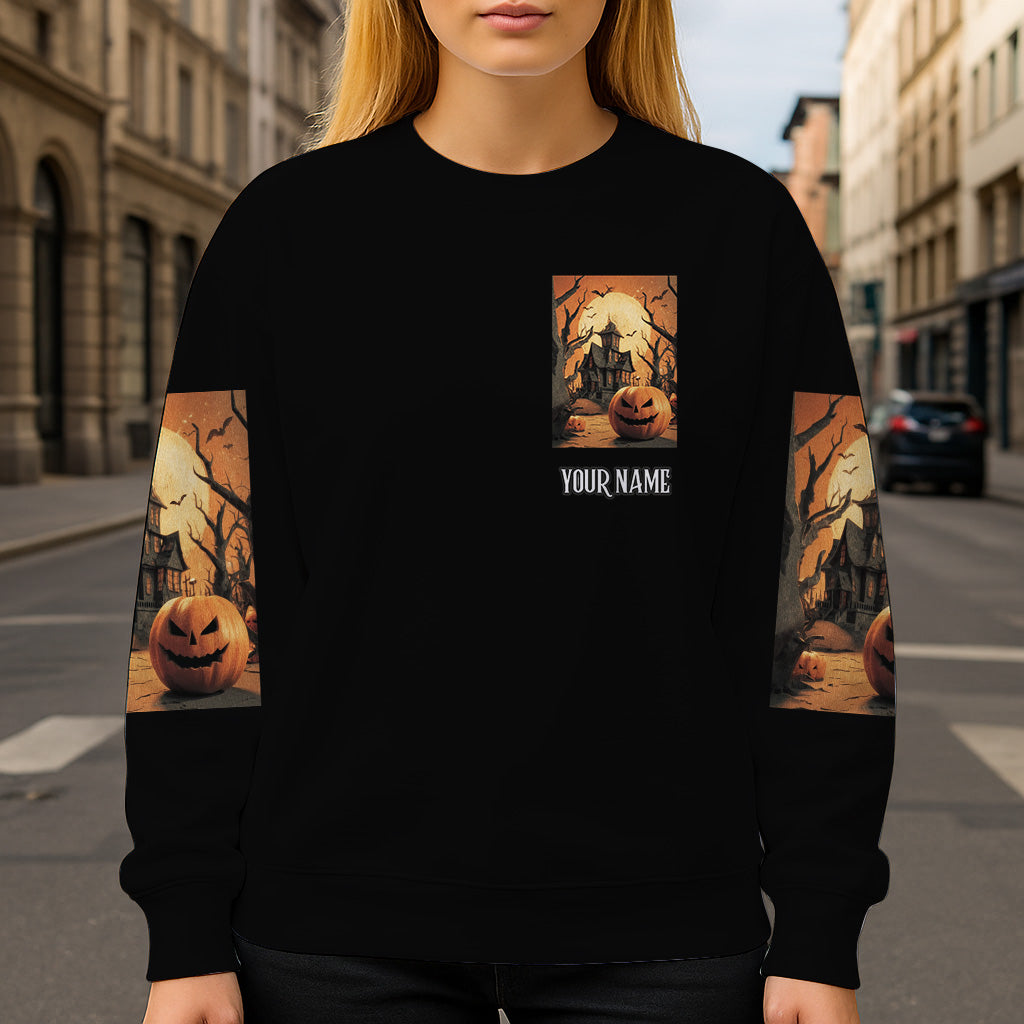 Halloween Castle - Personalized Halloween All Over Shirt