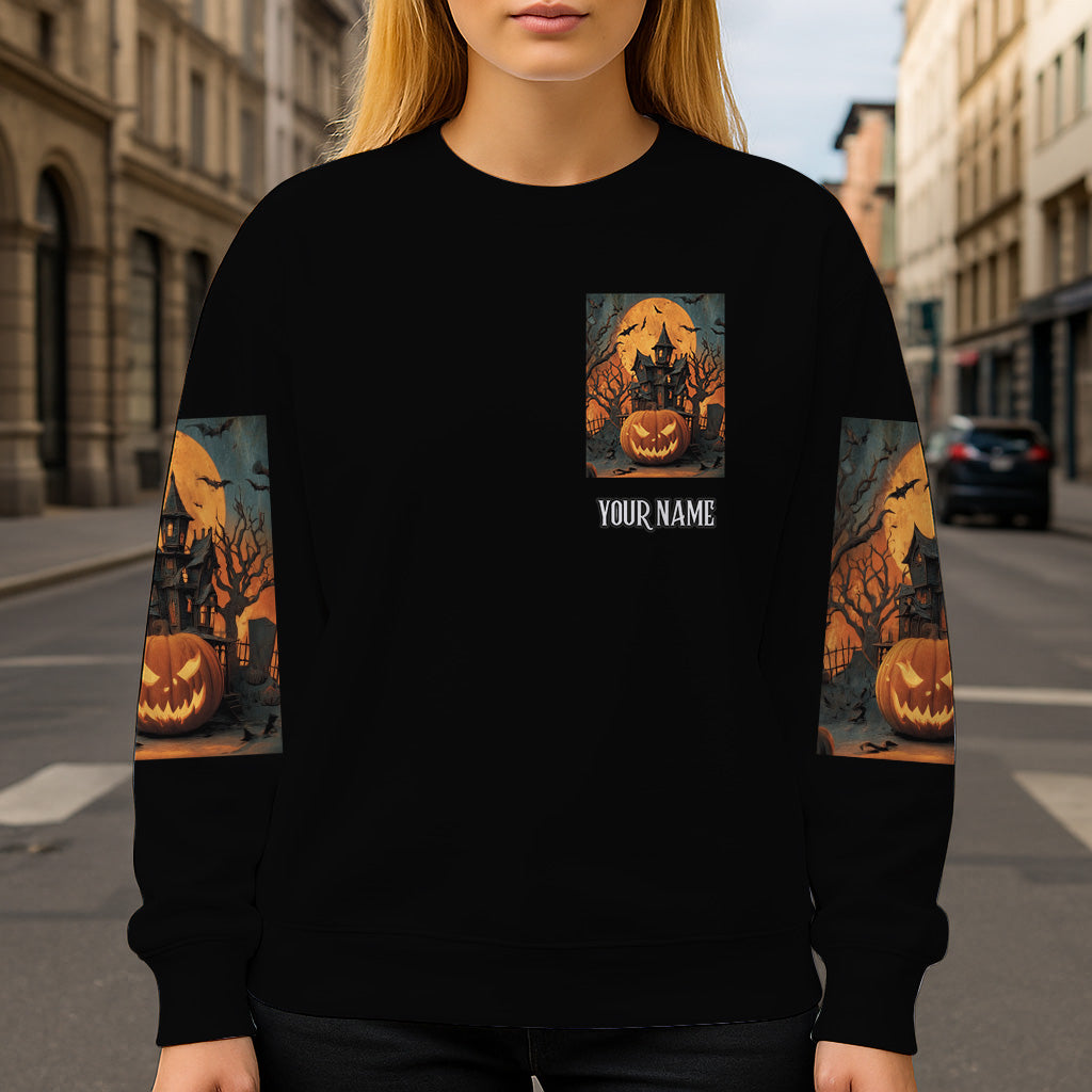 Halloween Castle - Personalized Halloween All Over Shirt