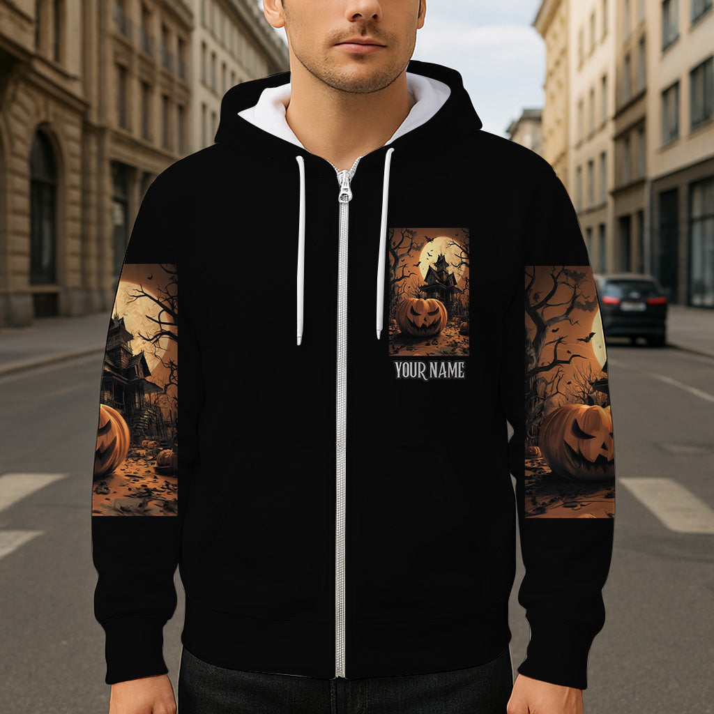 Halloween Castle - Personalized Halloween All Over Shirt